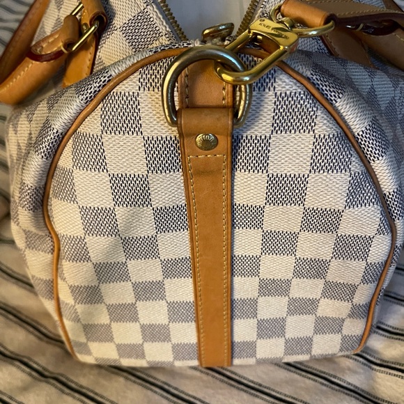 Louis Vuitton Speedy Bandoulière 30 
Damier Azur - Picture 9 of 12
